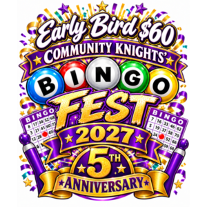 Bingo Fest 2027 - Saturday, March 13th 2027